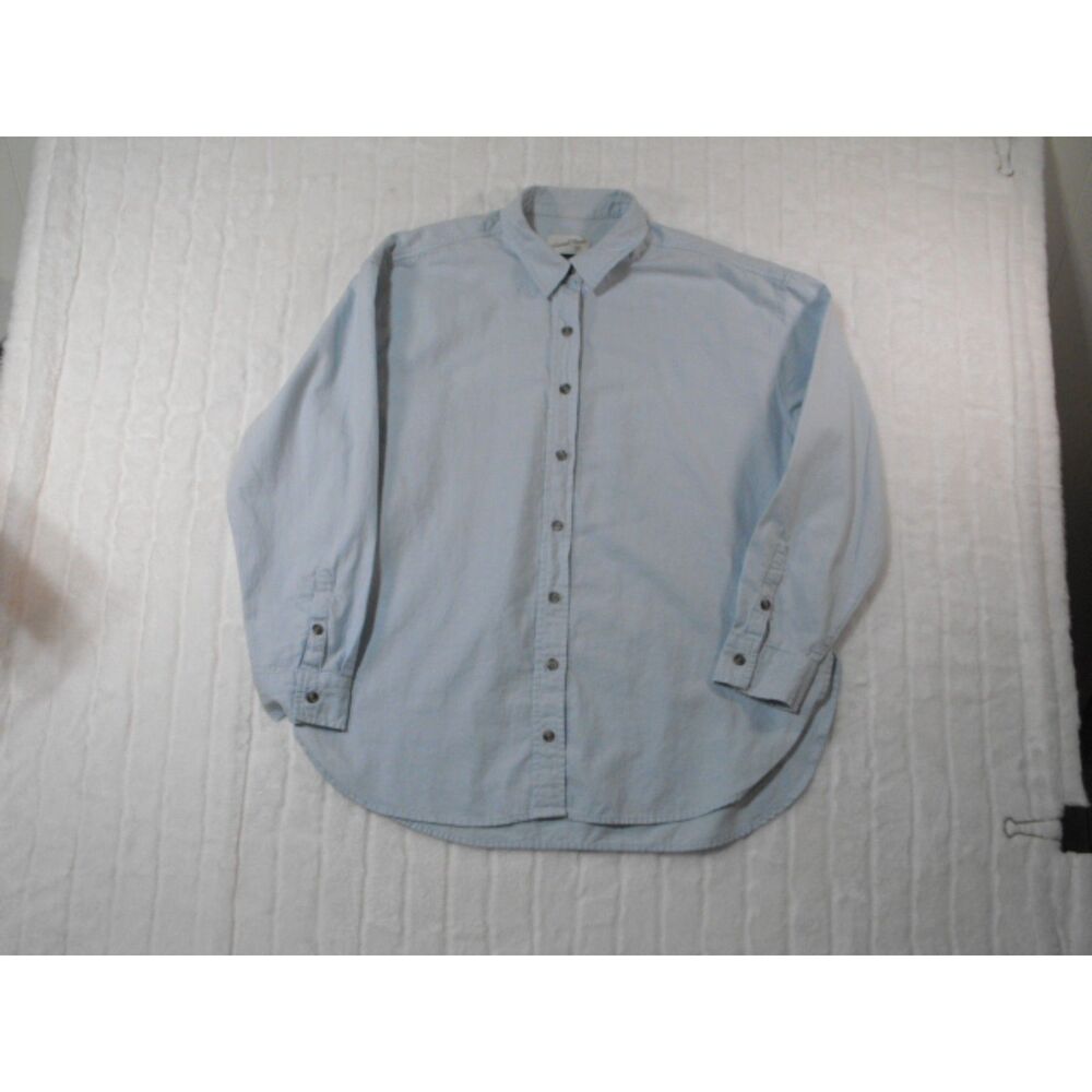 Universal Thread Goods Co. Solid Woven Button-Up Long Sleeve Shirt